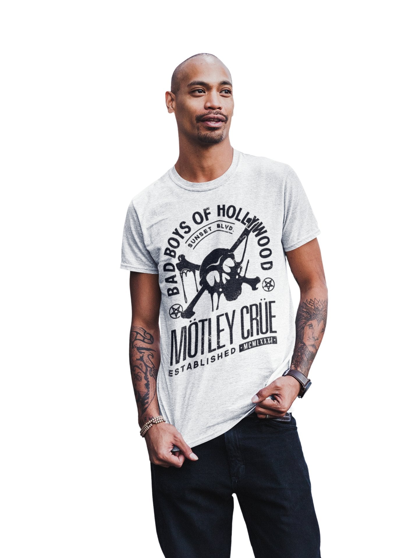 Motley Crue - Bad Boys of Hollywood Jumbo Print T-shirt