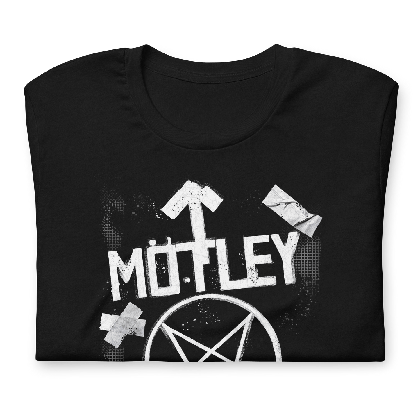 Motley Crue - Black and White Logo T-Shirt
