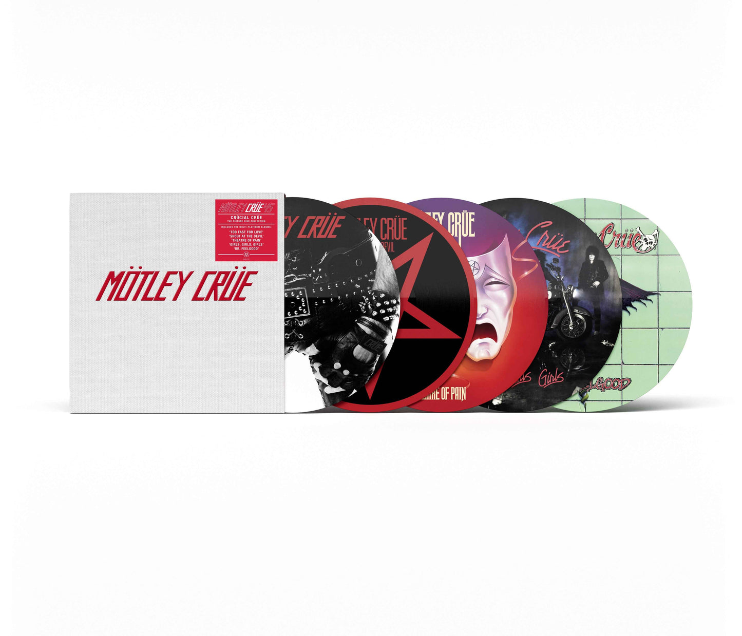 Motley Crue - Crucial Crue (45Th Anniversary) [Deluxe Box Set] [Picture Disc 5Lp] [Vinyl]