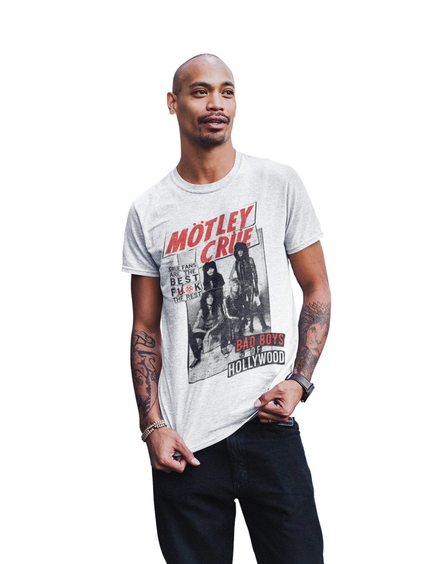 Motley Crue - Crue Fans Jumbo Print T-shirt
