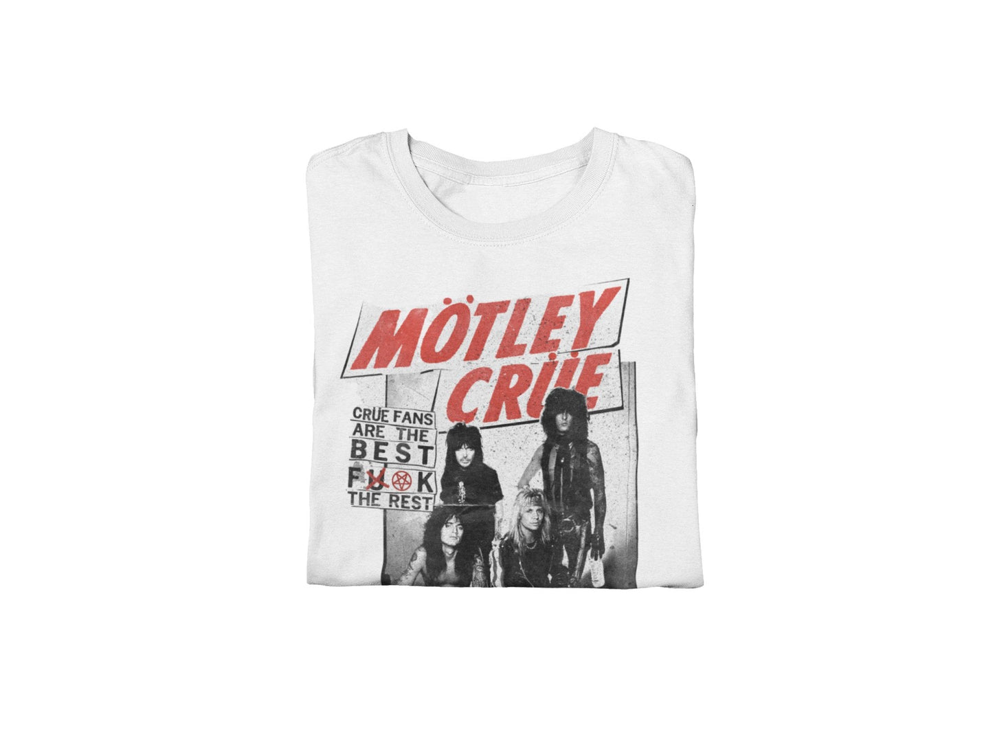 Motley Crue - Crue Fans Jumbo Print T-shirt