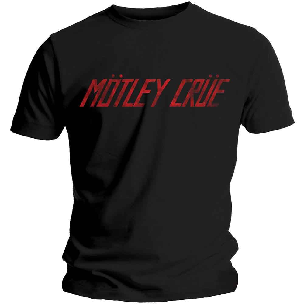 Motley Crue Distressed Logo [T-Shirt] - Rock Band Apparel
