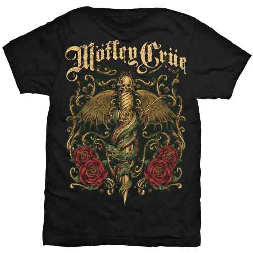 Motley Crue Exquisite Dagger [T-Shirt] - Rock Band Apparel