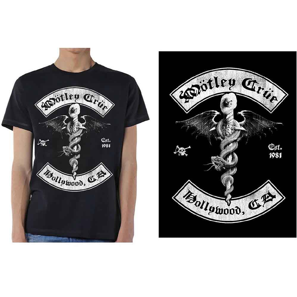 Motley Crue Feelgood Hollywood Revision [T-Shirt] - Rock Band Apparel