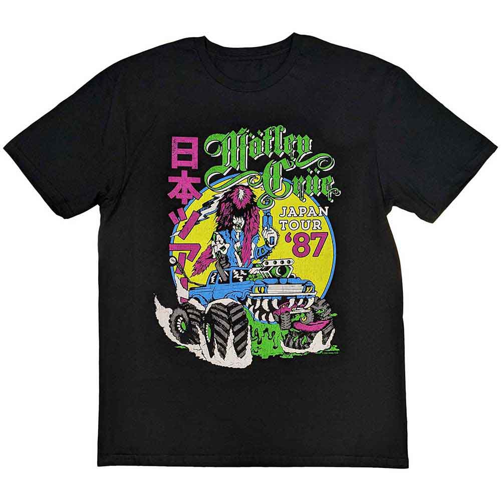Motley Crue Girls Girls Girls Japanese Tour '87 [T-Shirt] Black