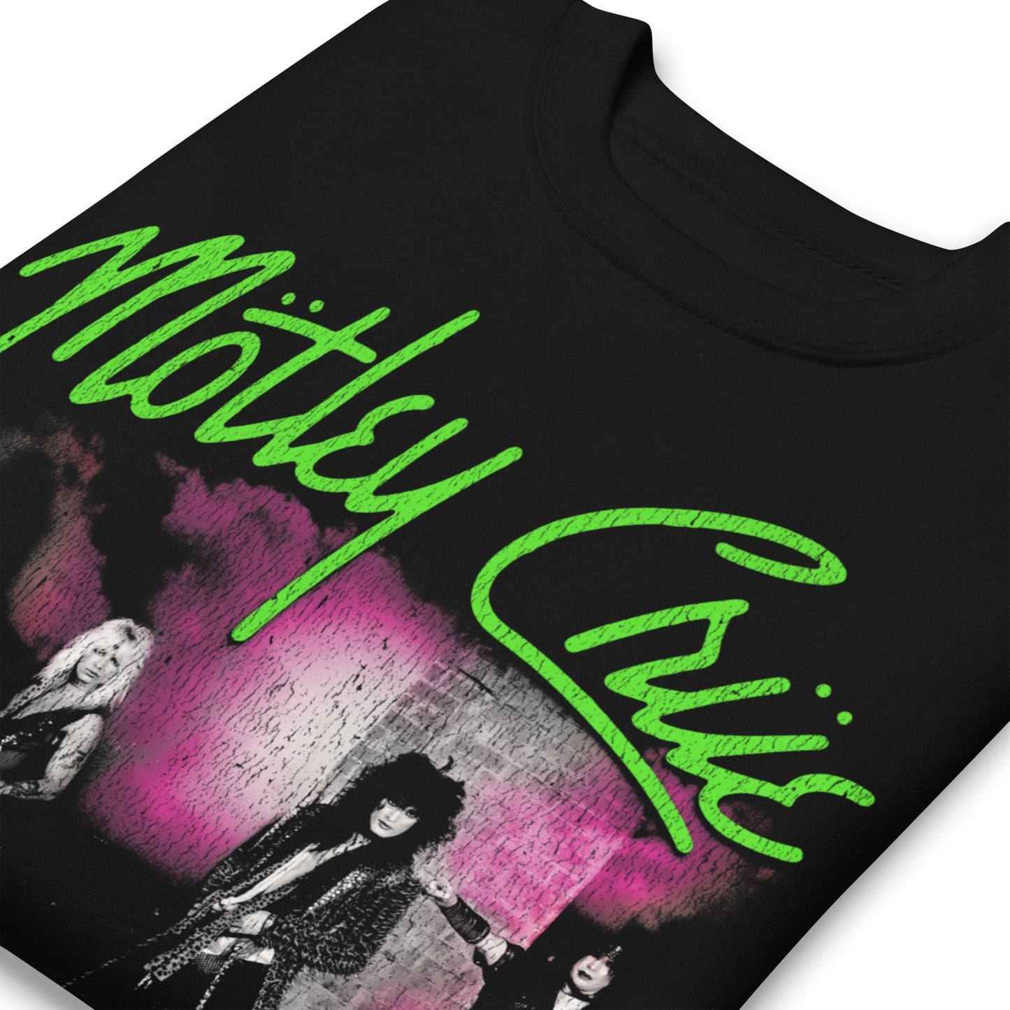 Motley Crue - Green Girls Jumbo Print Sweatshirt