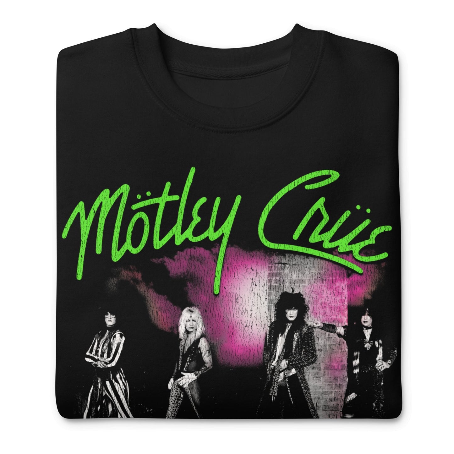 Motley Crue - Green Girls Jumbo Print Sweatshirt
