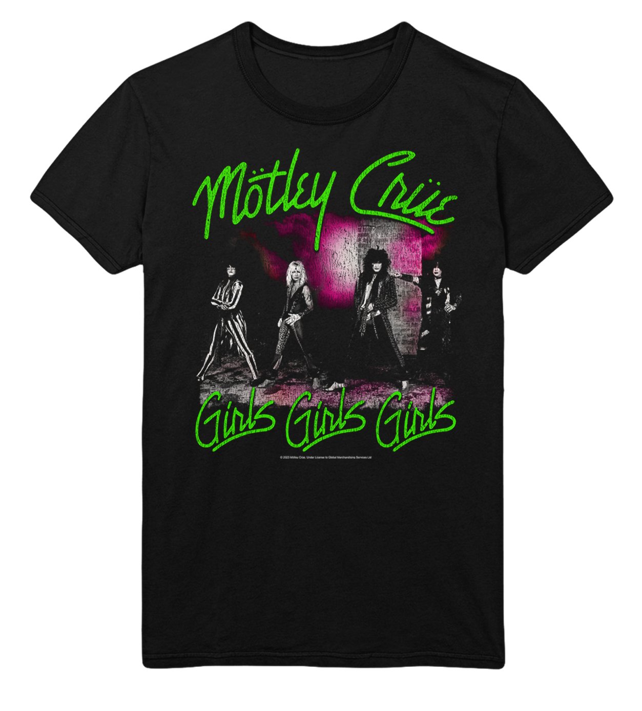 Motley Crue - Green Girls T-Shirt