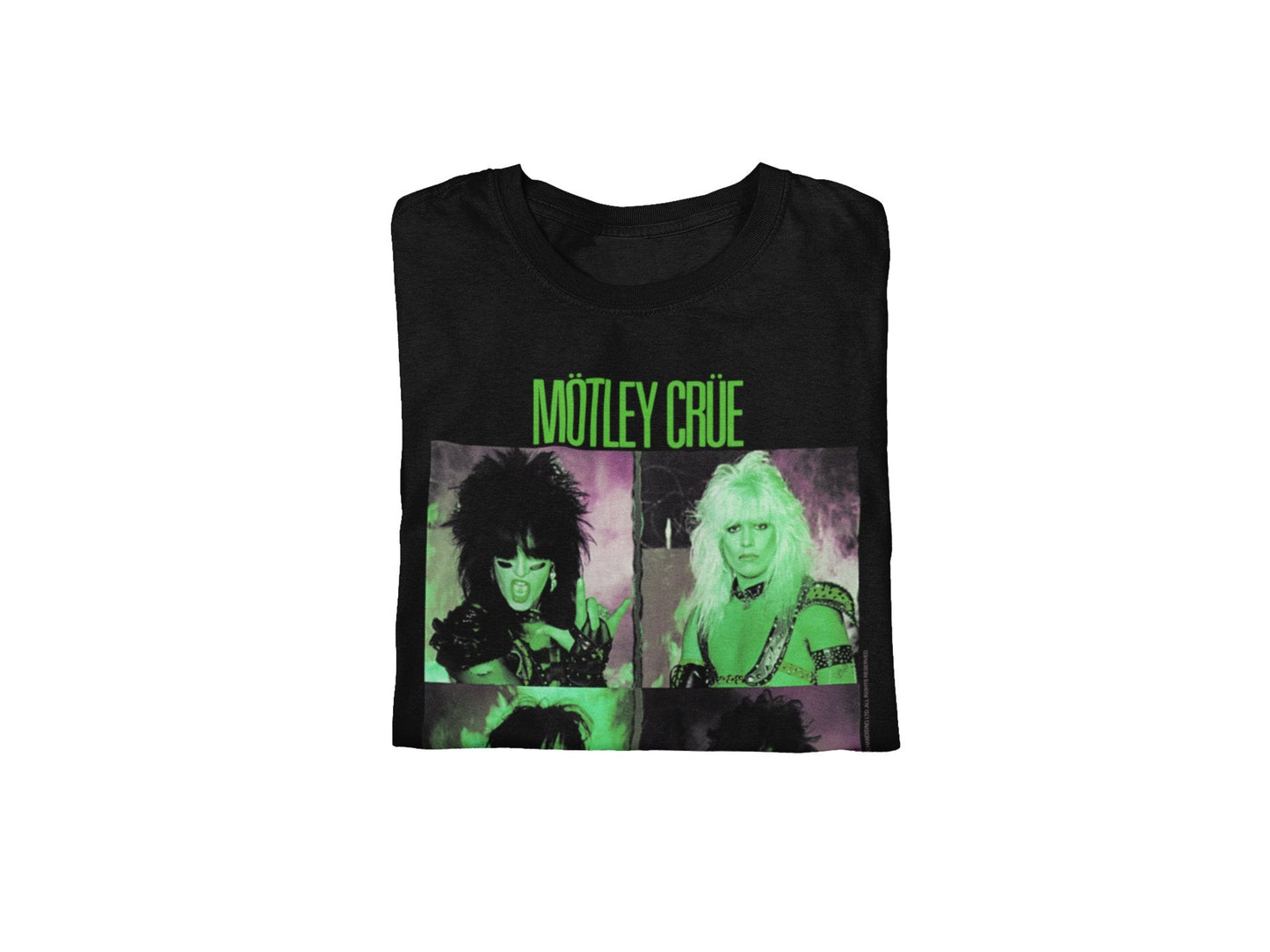 Motley Crue - Green Shout T-Shirt