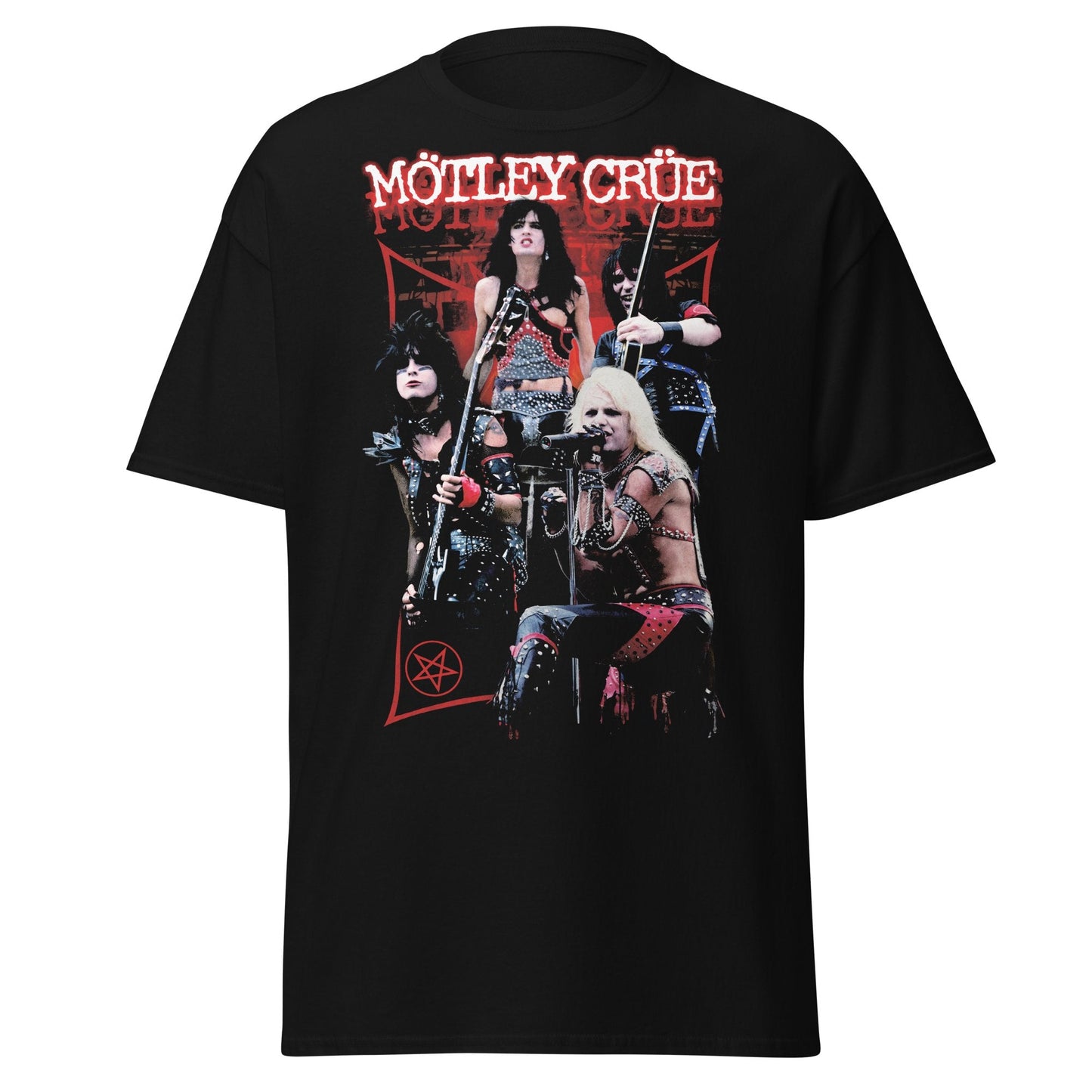 Motley Crue - Live Jumbo Print T-shirt