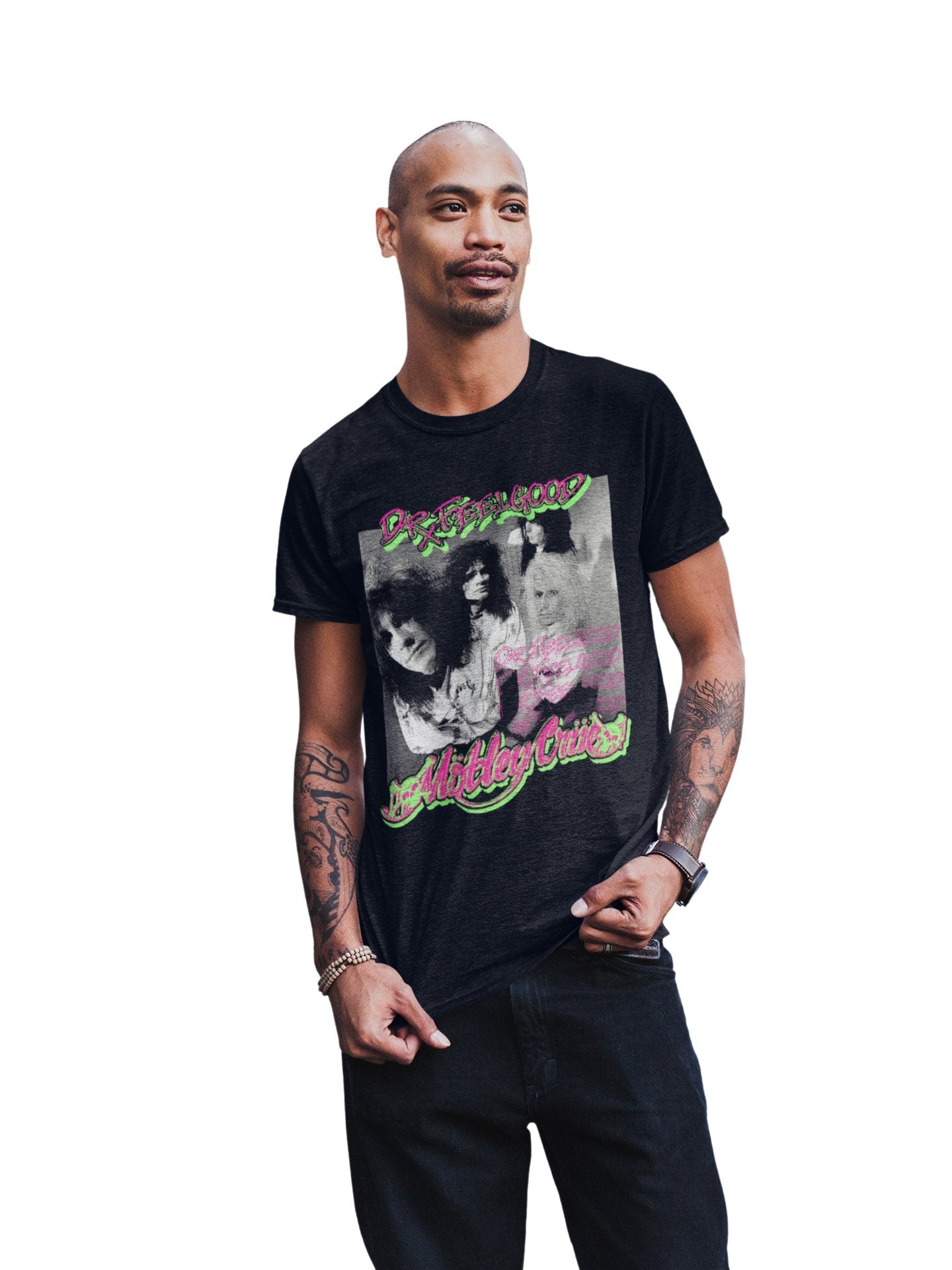 Motley Crue - Neon Trip Dr. Feelgood T-Shirt