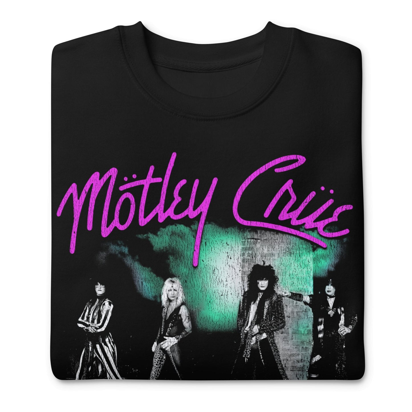 Motley Crue - Pink Girls Jumbo Print Sweatshirt