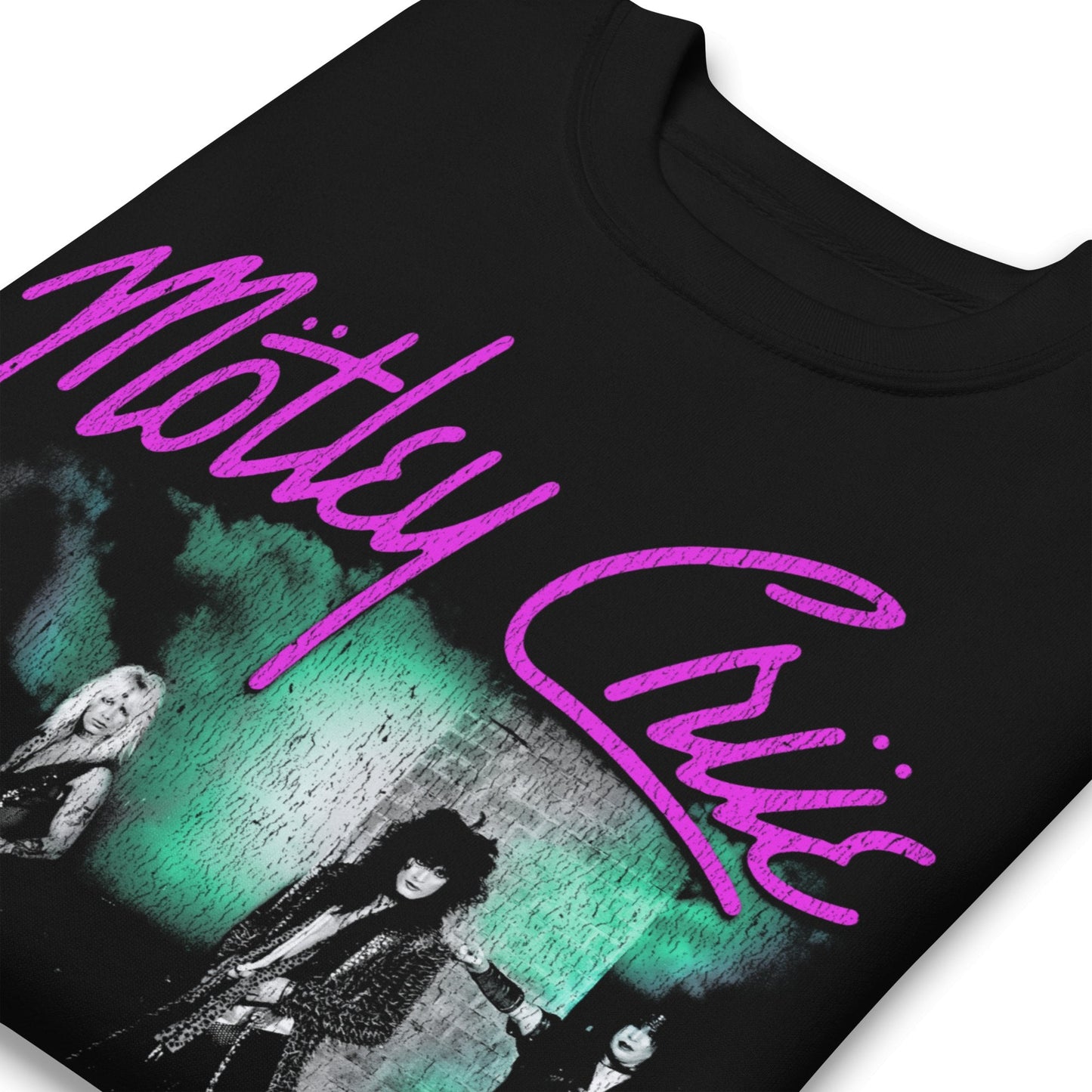 Motley Crue - Pink Girls Jumbo Print Sweatshirt