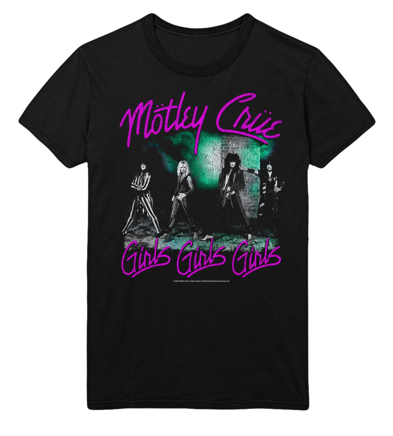 Motley Crue - Pink Girls T-Shirt