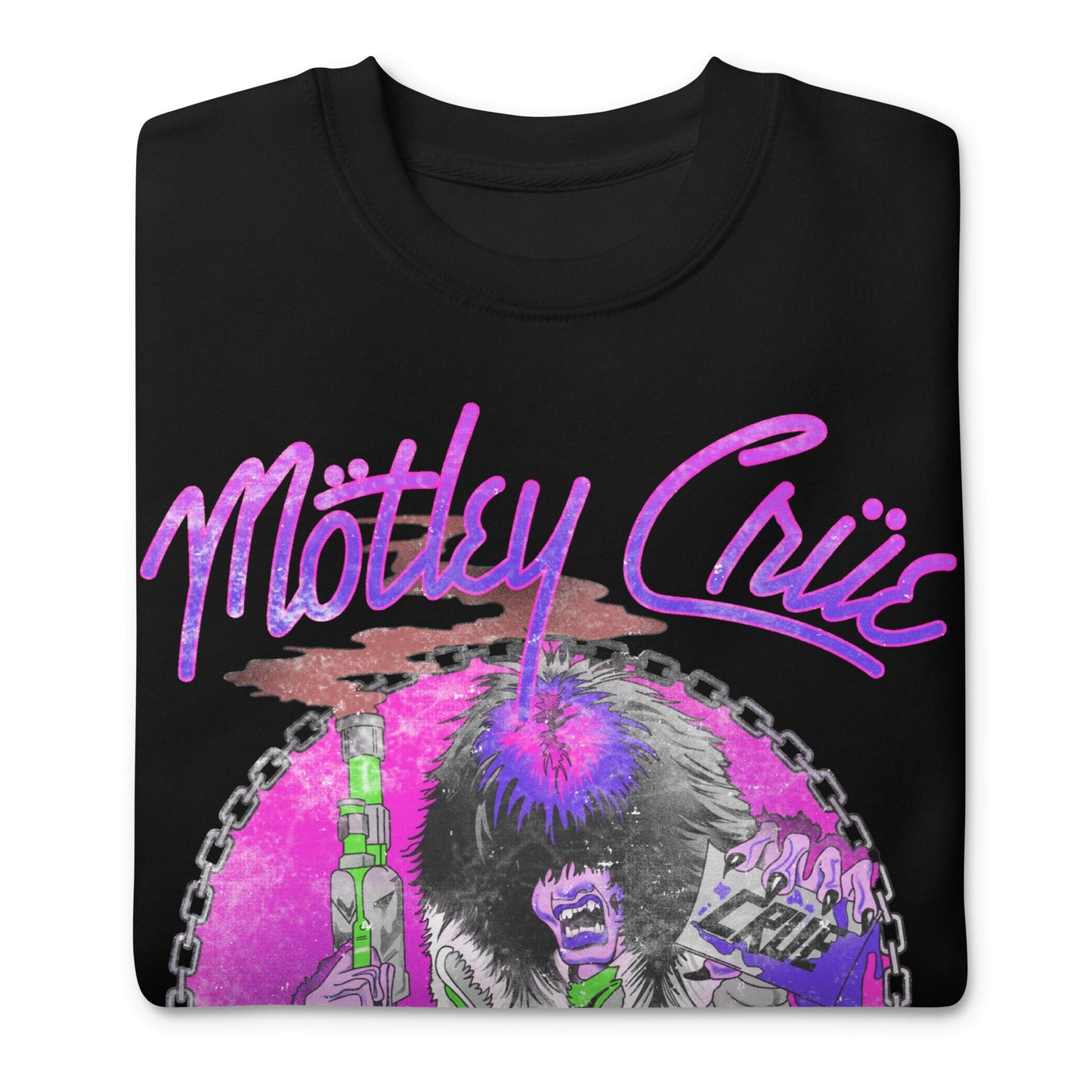 Motley Crue - Purple Allister Jumbo Print Sweatshirt