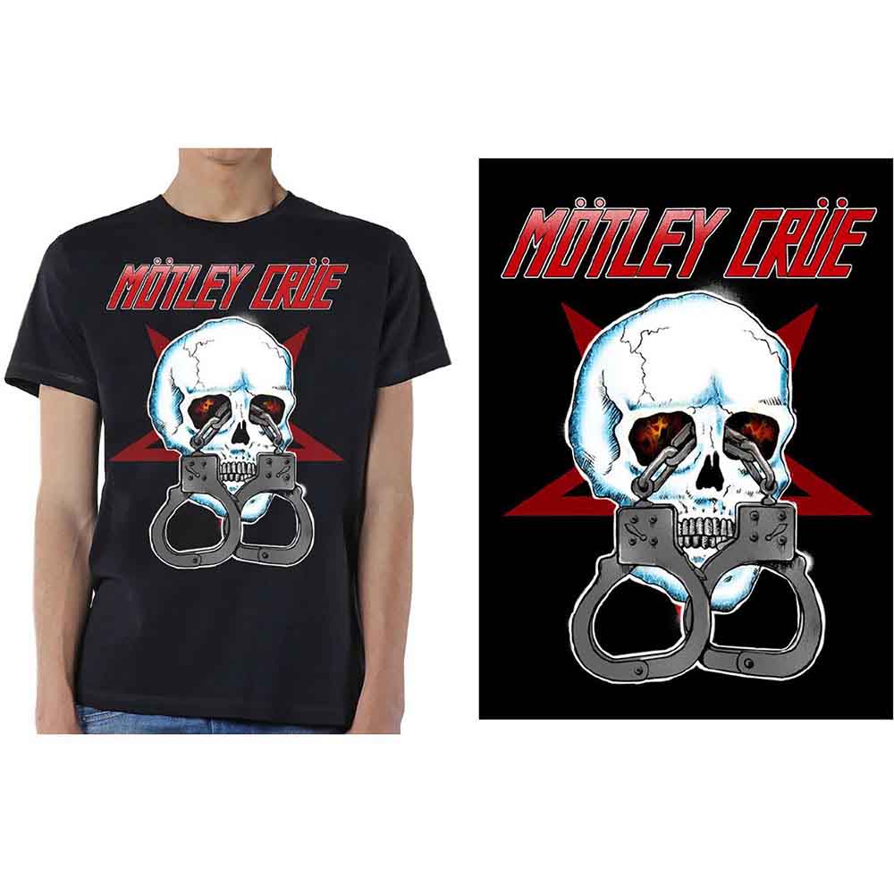 Motley Crue Skull Cuffs 2 [T-Shirt] - Rock Band Apparel
