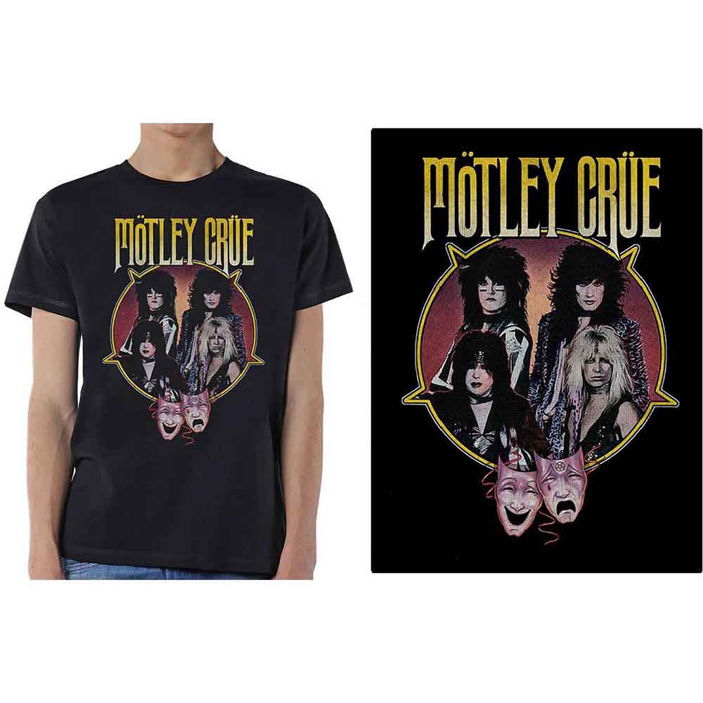 Motley Crue Theatre Pentagram [T-Shirt] - Rock Band Apparel