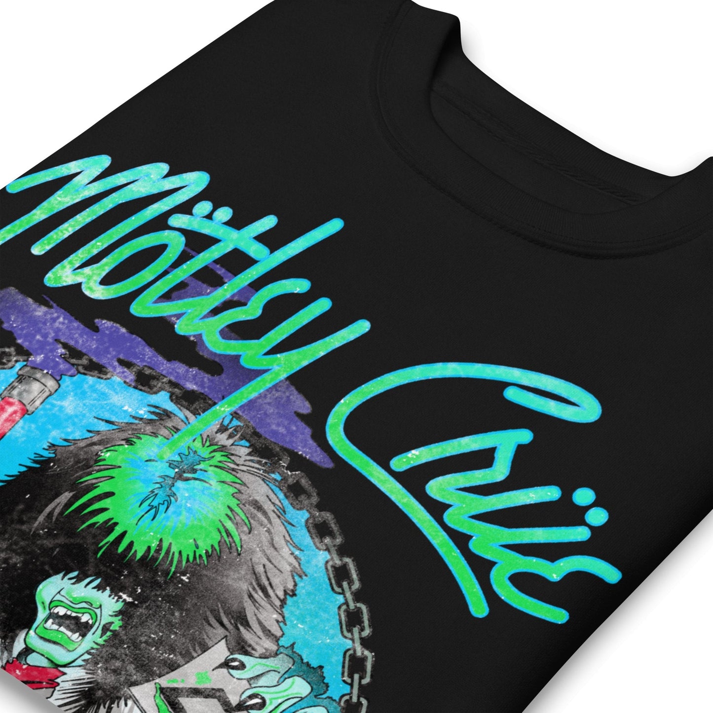 Motley Crue - Turquoise Allister Jumbo Print Sweatshirt