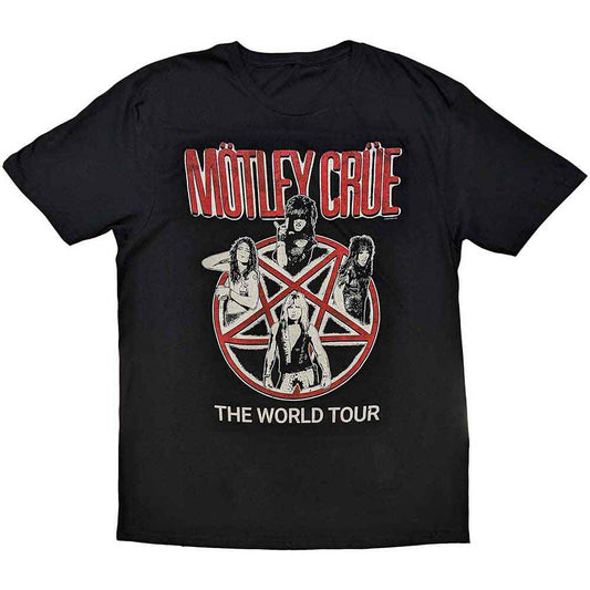 Motley Crue Vintage World Tour [T-Shirt] - Rock Band Apparel