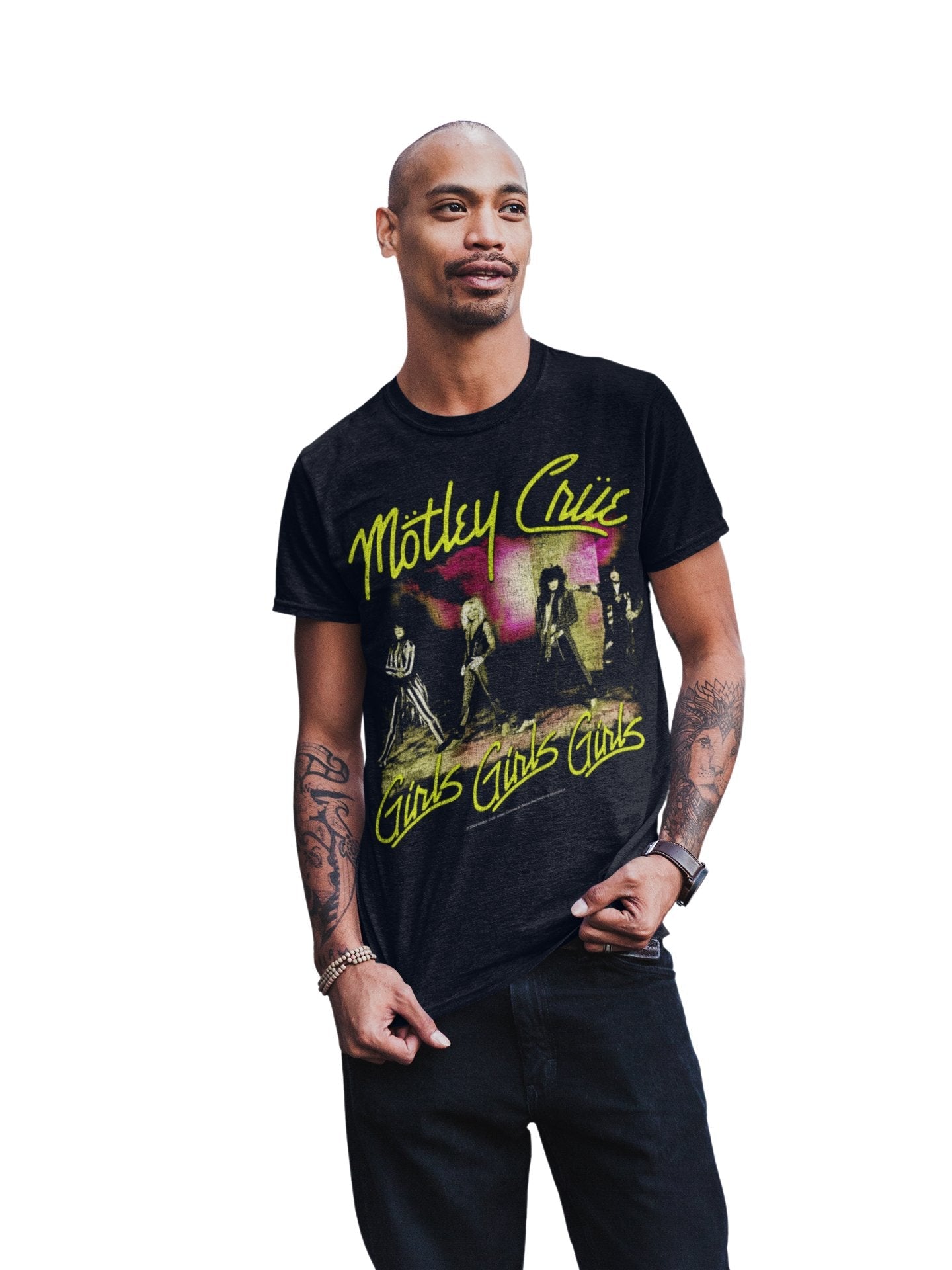Motley Crue - Yellow Girls T-Shirt