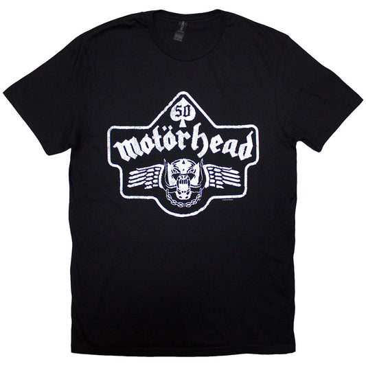 Motörhead 50 Years Ace Wings Emblem [] Black