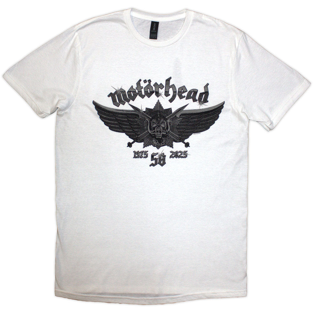 Motörhead 50 Years Wings Badge [] White