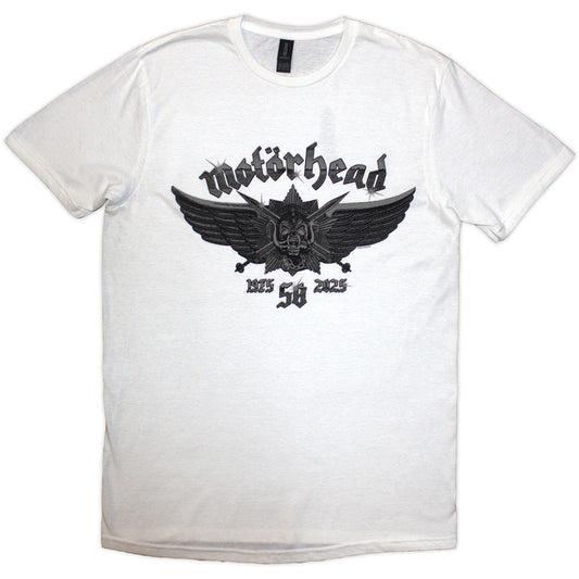 Motörhead 50 Years Wings Badge [] White