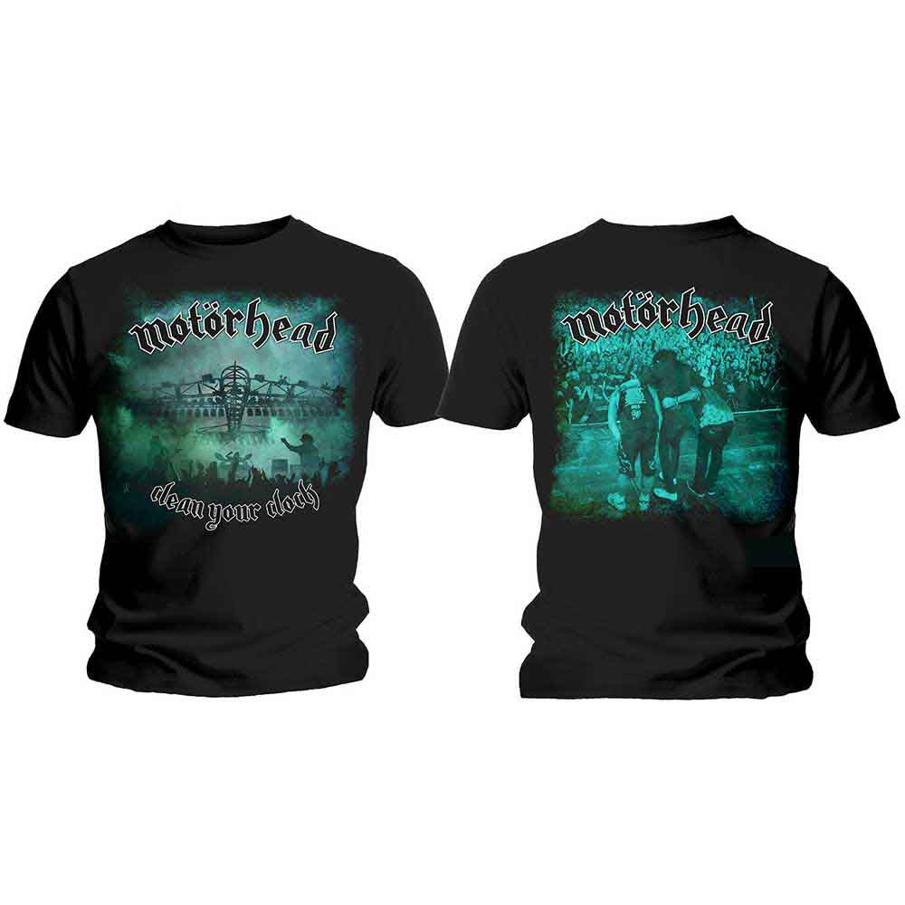 Motörhead Clean Your Clock Green [T-Shirt] - Rock Band Apparel
