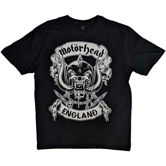 Motörhead Crossed Swords England Crest [T-Shirt] - Rock Band Apparel