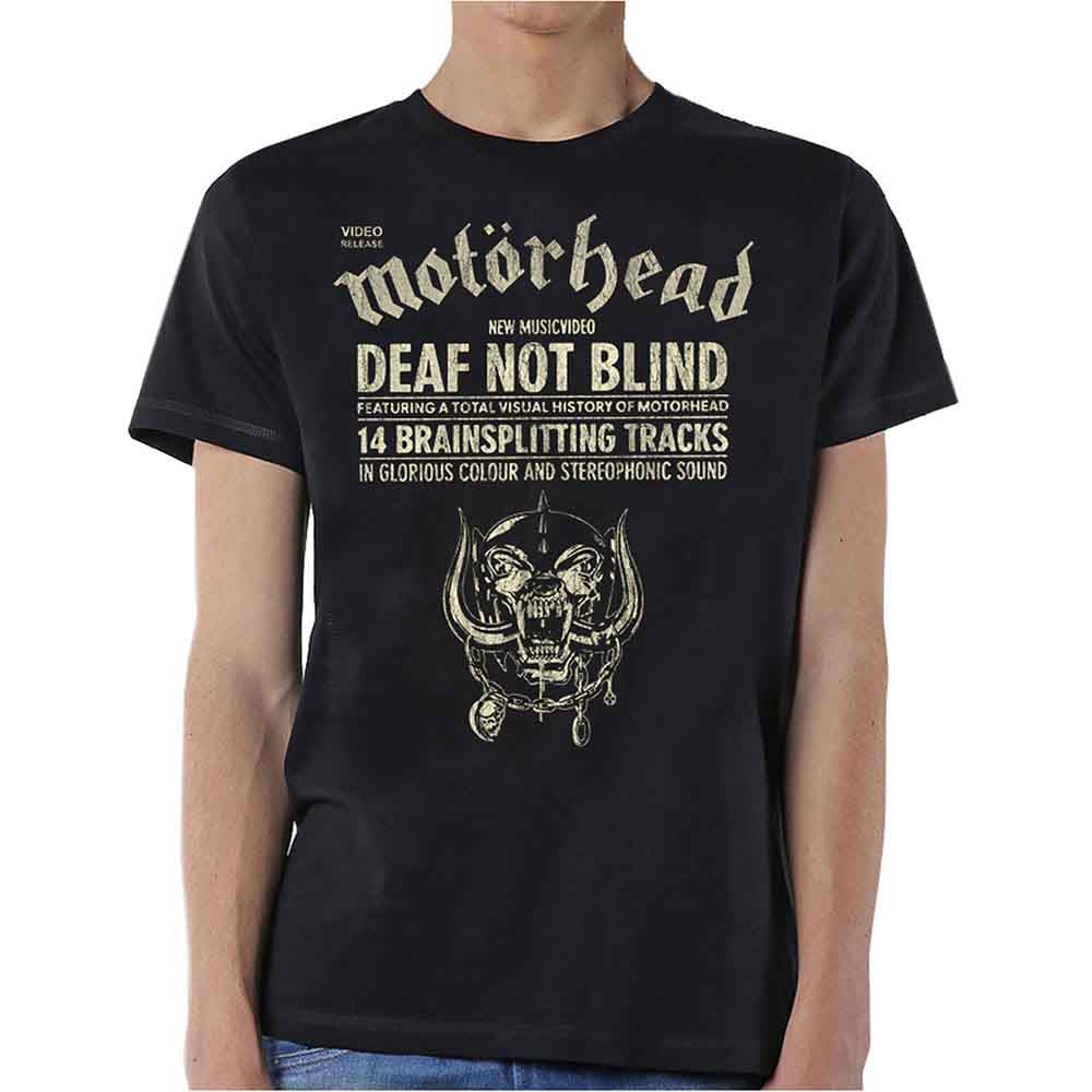 Motörhead Deaf Not Blind [T-Shirt] Black