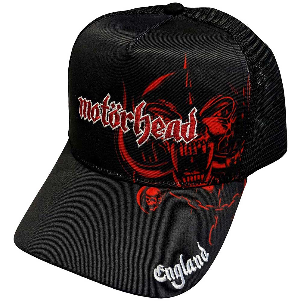 Motörhead England Red Warpig [Hat] - Rock Band Apparel