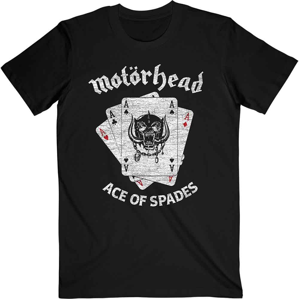 Motörhead Flat War Pig Aces [T-Shirt] - Rock Band Apparel
