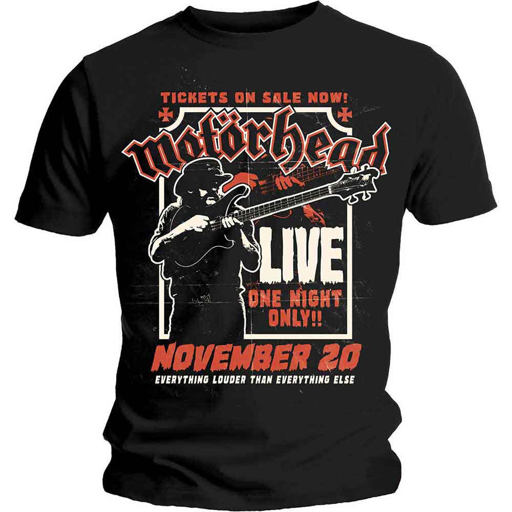 Motörhead Lemmy Firepower [T-Shirt] - Rock Band Apparel