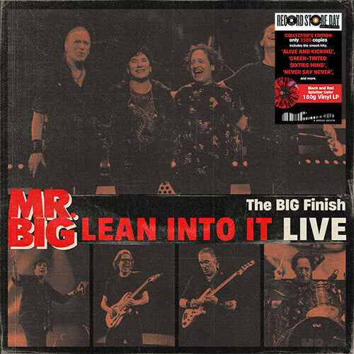 Mr. Big - The Big Finish - Lean Into It Live (RSD) (RSD Exclusive, Colored Vinyl, Black, Red, Splatter) [Vinyl]