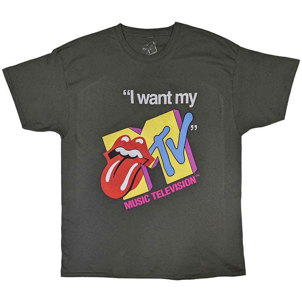 MTV Rolling Stones I Want My MTV [T-Shirt] - Rock Band Apparel