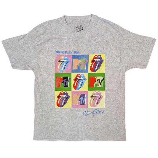 MTV Rolling Stones Warhol Squares [T-Shirt] - Rock Band Apparel