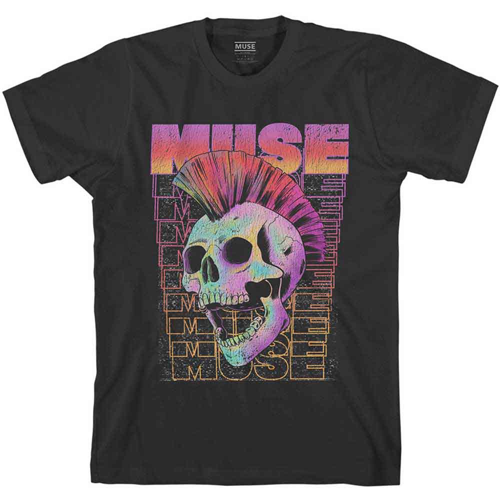 Muse Mowhawk Skull [T-Shirt] Black