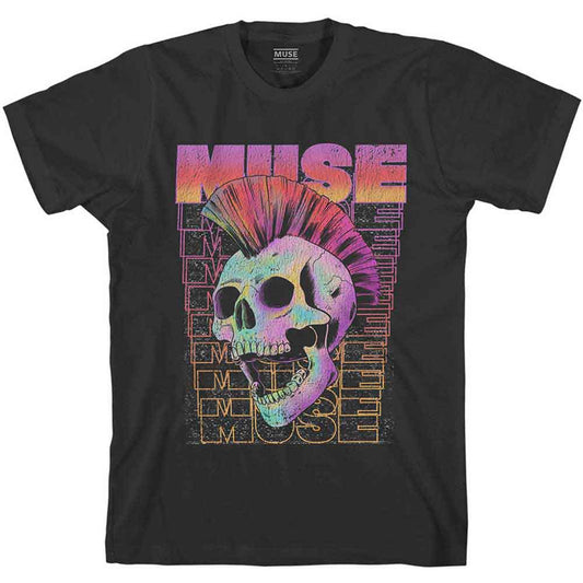 Muse Mowhawk Skull [T-Shirt] - Rock Band Apparel