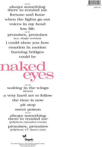 Naked Eyes (Limited Edition, Blue Colored Vinyl, 2025 Remastered Edition) (2 Lp's) [Vinyl]
