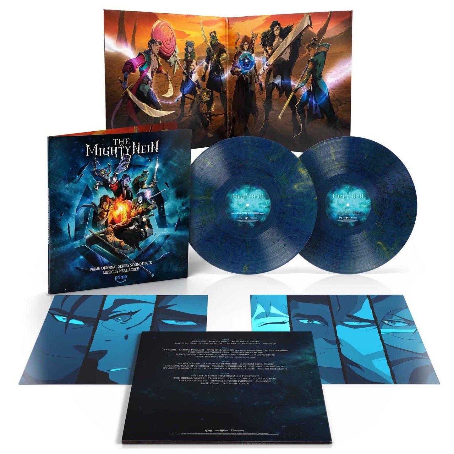 Neal Acree - The Mighty Nein (Prime Original Series Soundtrack) [Gold & Cobalt Vinyl] [2LP] [Vinyl]