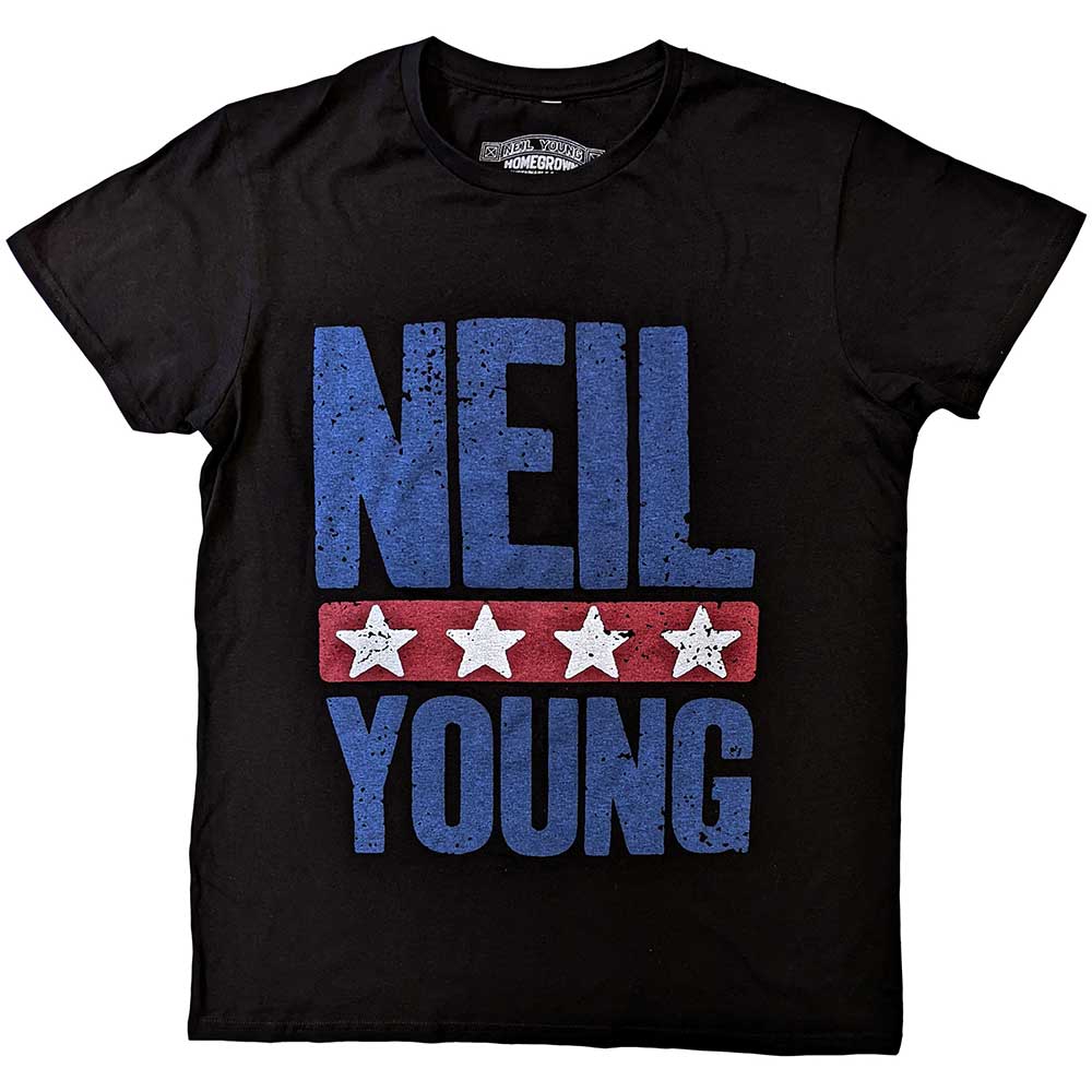 Neil Young Stars Logo [] Black