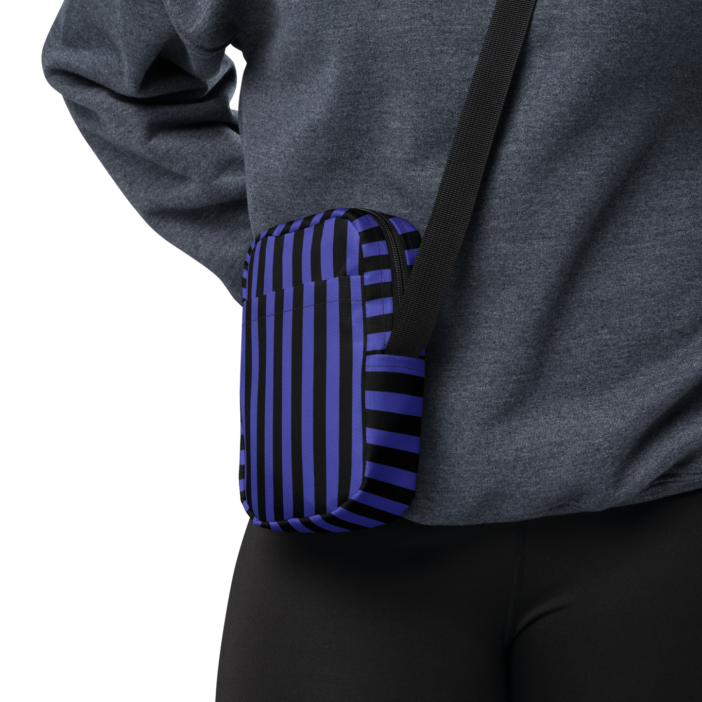 Nevermore Days Striped Crossbody Bag