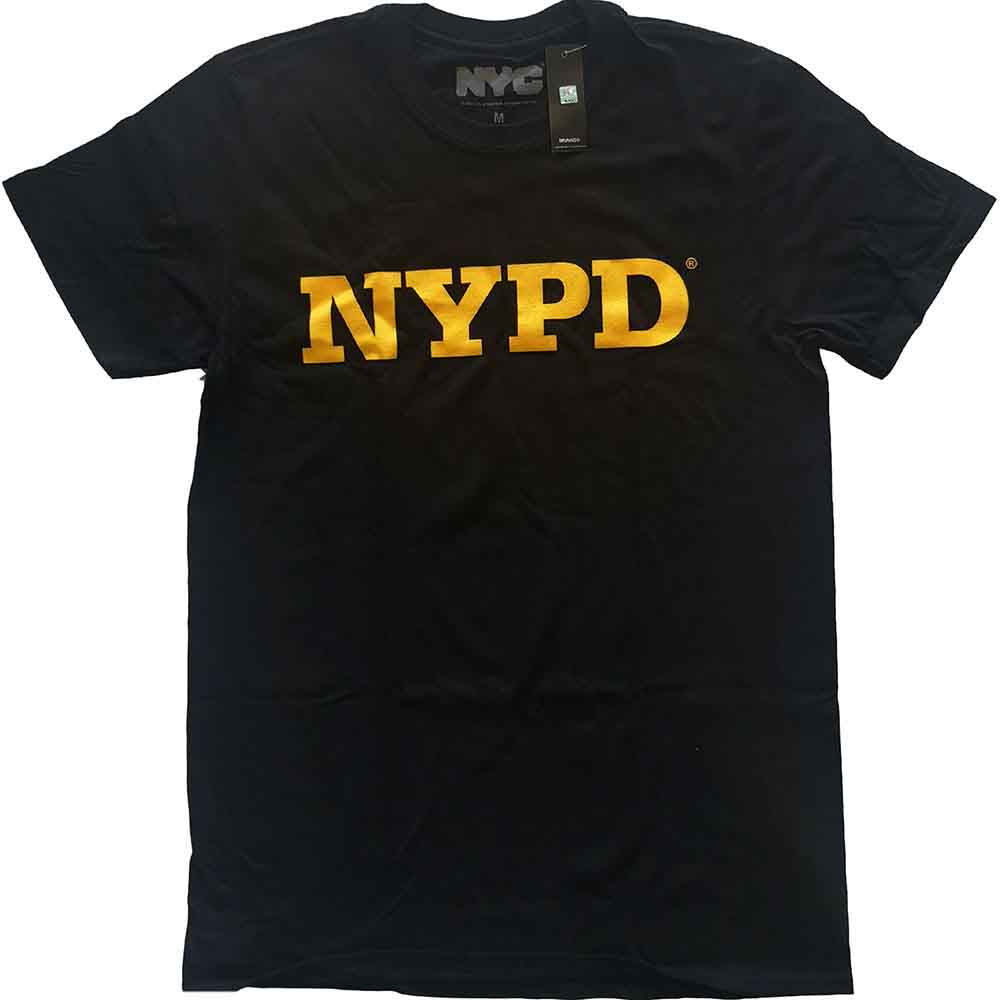 New York City NYPD Text Logo [T-Shirt] Black
