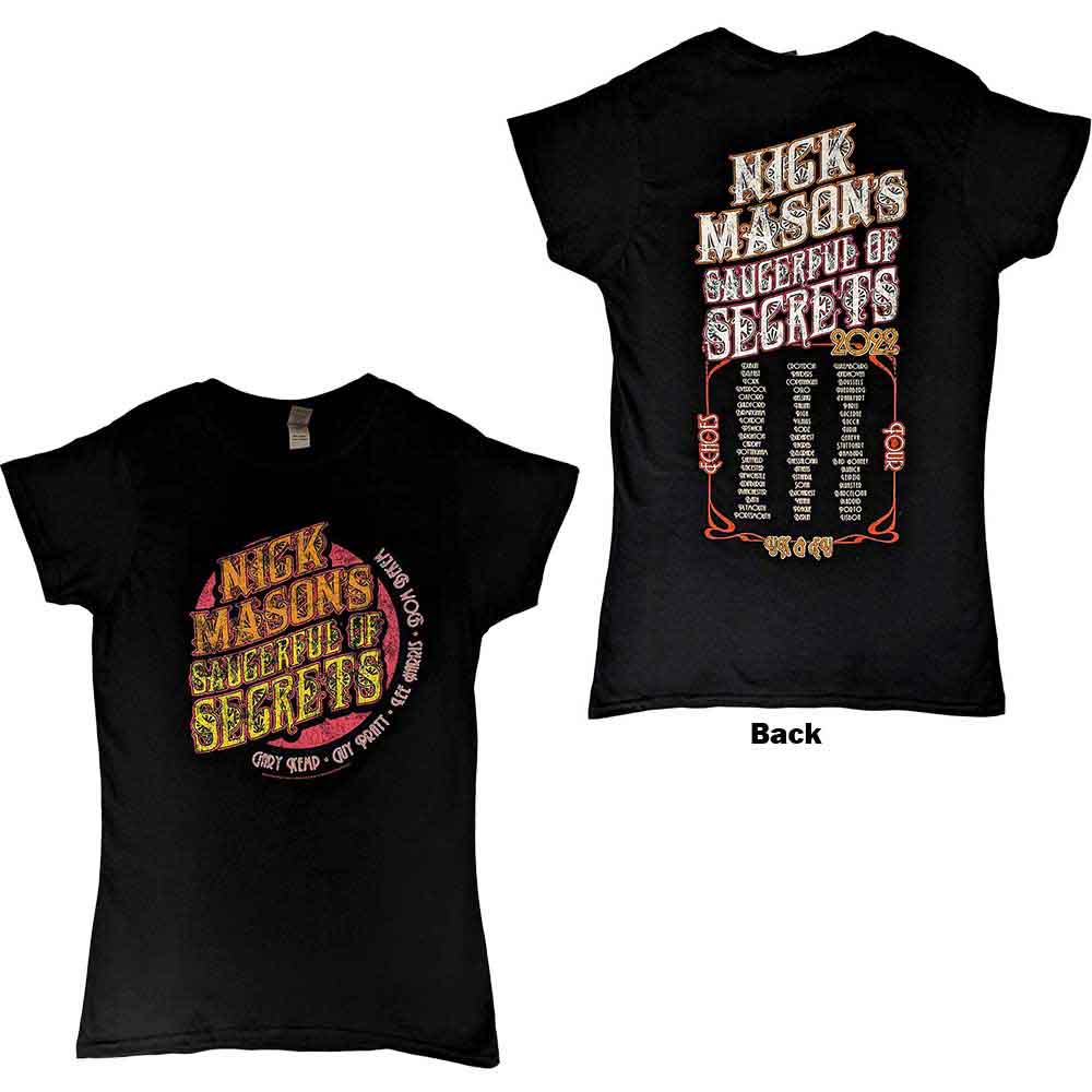 Nick Mason's Saucerful of Secrets Echoes European Tour 2022 [T-Shirt] Black