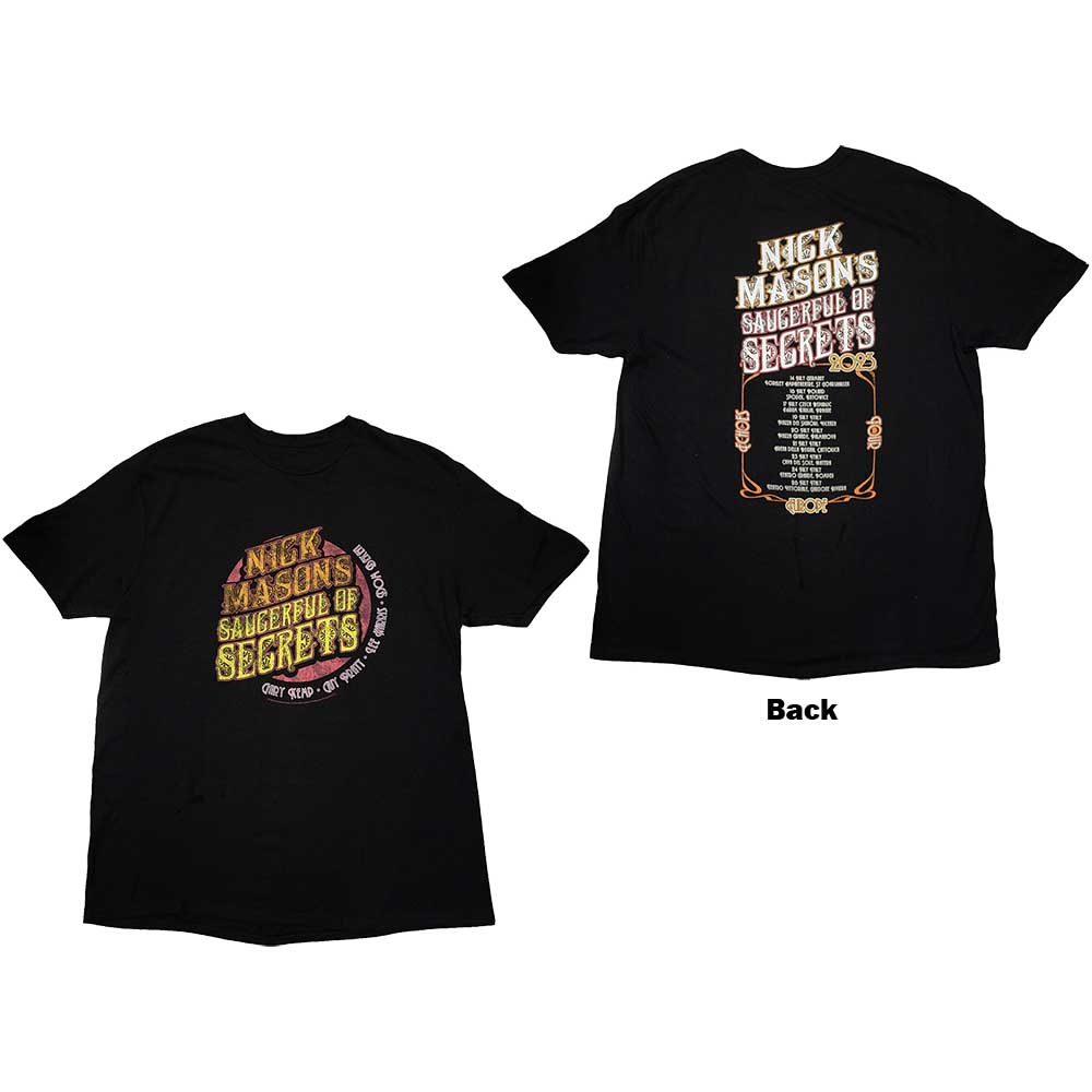 Nick Mason's Saucerful of Secrets Europe Tour 2023 [T-Shirt] Black