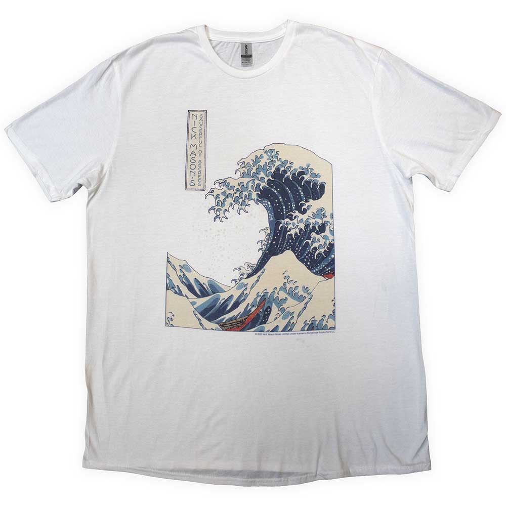 Nick Mason's Saucerful of Secrets Hokusai Wave [T-Shirt] - Rock Band Apparel