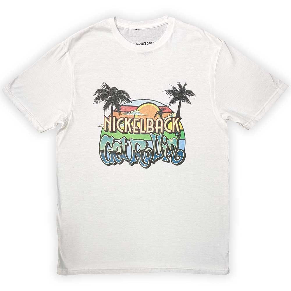 Nickelback Get Rollin' Sunset [T-Shirt] White