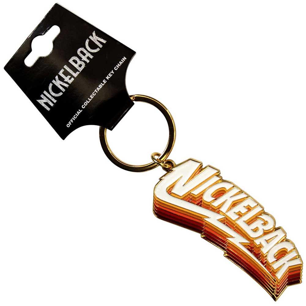 Nickelback Gradient Shadows Logo [Keychain] - Rock Band Apparel
