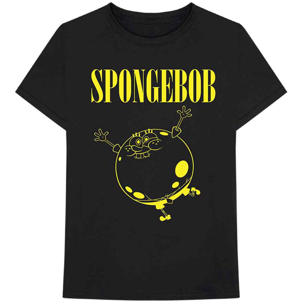 Nickelodian SpongeBob Inflated Sponge [T-Shirt] Black