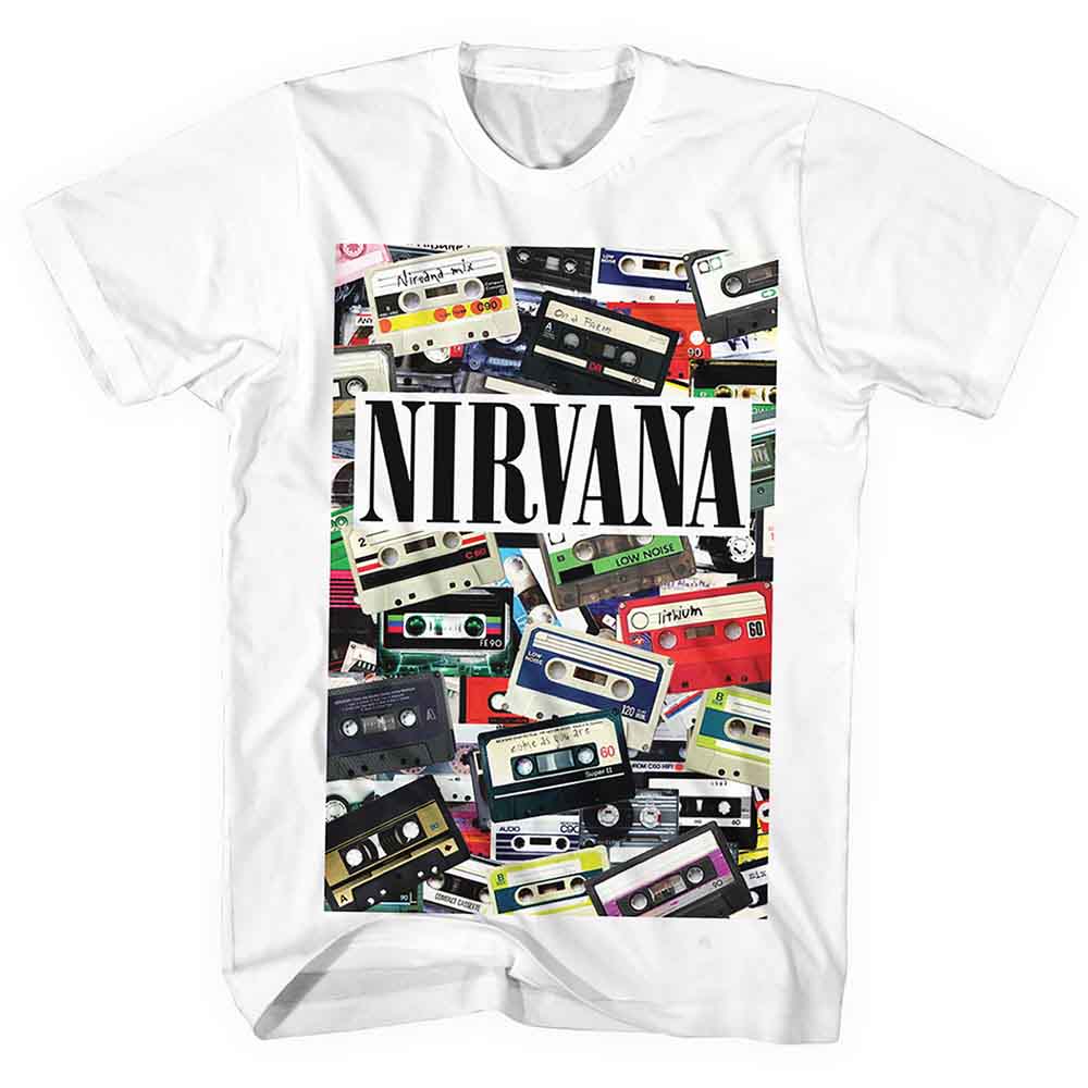 Nirvana Cassettes [T-Shirt] - Rock Band Apparel